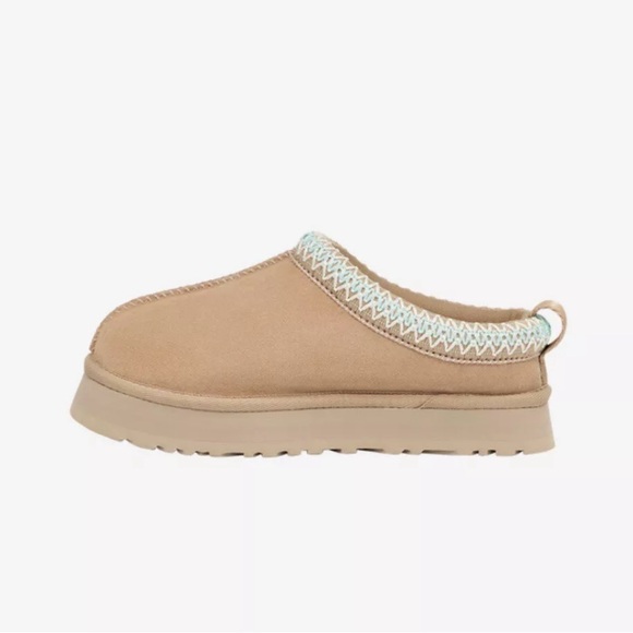 UGG Tazz Platform Slipper Big Kids Grade 6Y Sand 1143776K - Picture 2 of 10